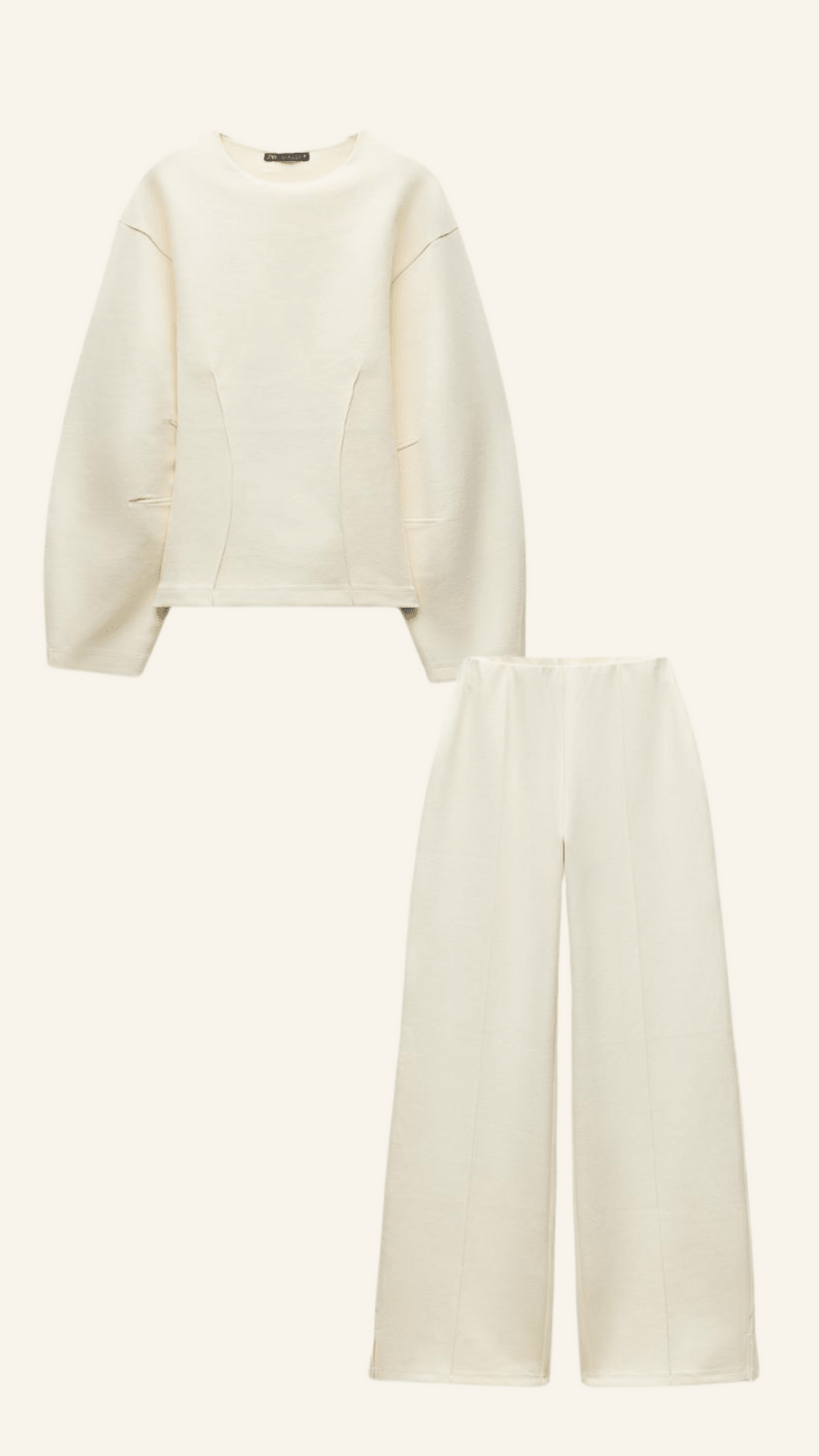 Miss | Co-ord set Dames Oversized Wide-Leg - Polyester - Miss Madera MIS-5SPF2F