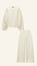 Miss | Co-ord set Dames Oversized Wide-Leg - Polyester - Miss Madera MIS-5SPF2F