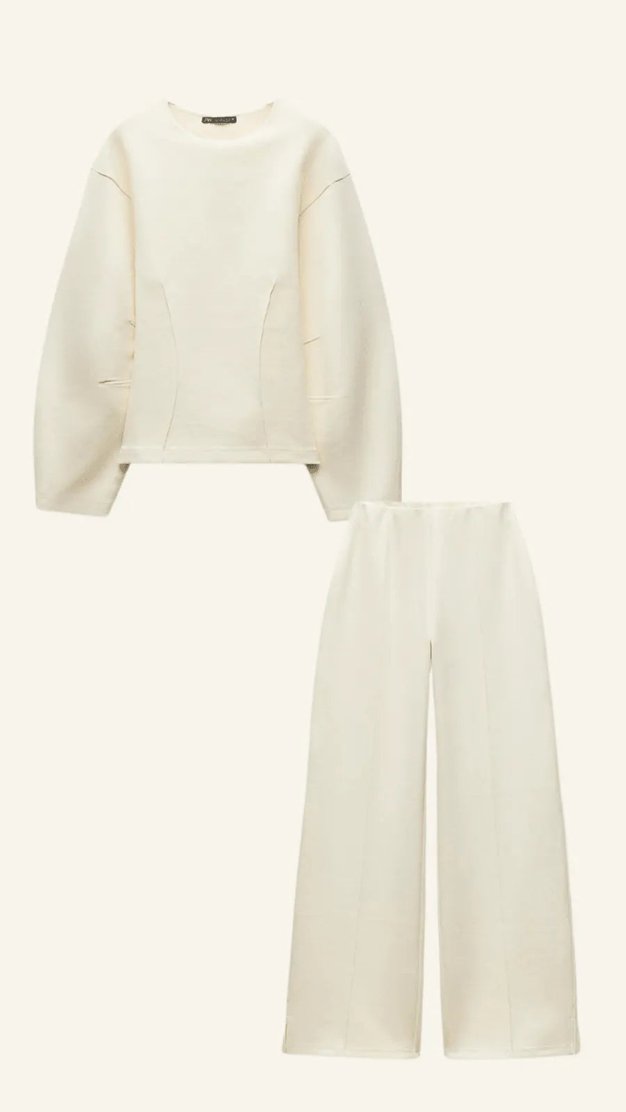 Miss | Co-ord set Dames Oversized Wide-Leg - Polyester - Miss Madera MIS-5SPF2F