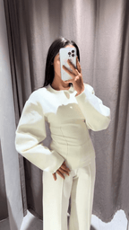 Miss | Co-ord set Dames Oversized Wide-Leg - Polyester - Miss Madera MIS-5SPF2F