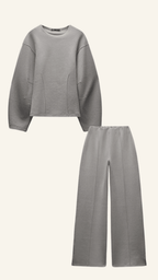 Miss | Co-ord set Dames Oversized Wide-Leg - Polyester - Miss Madera MIS-TZ5WDV