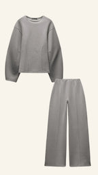Miss | Co-ord set Dames Oversized Wide-Leg - Polyester - Miss Madera MIS-TZ5WDV
