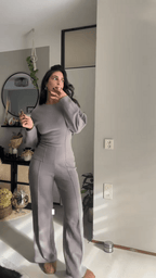 Miss | Co-ord set Dames Oversized Wide-Leg - Polyester - Miss Madera MIS-TZ5WDV