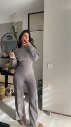 Miss | Co-ord set Dames Oversized Wide-Leg - Polyester - Miss Madera MIS-TZ5WDV