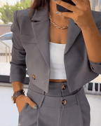 Miss | Co-ord set Dames Regular Fit - Wol - Miss Madera MIS-LFZTME