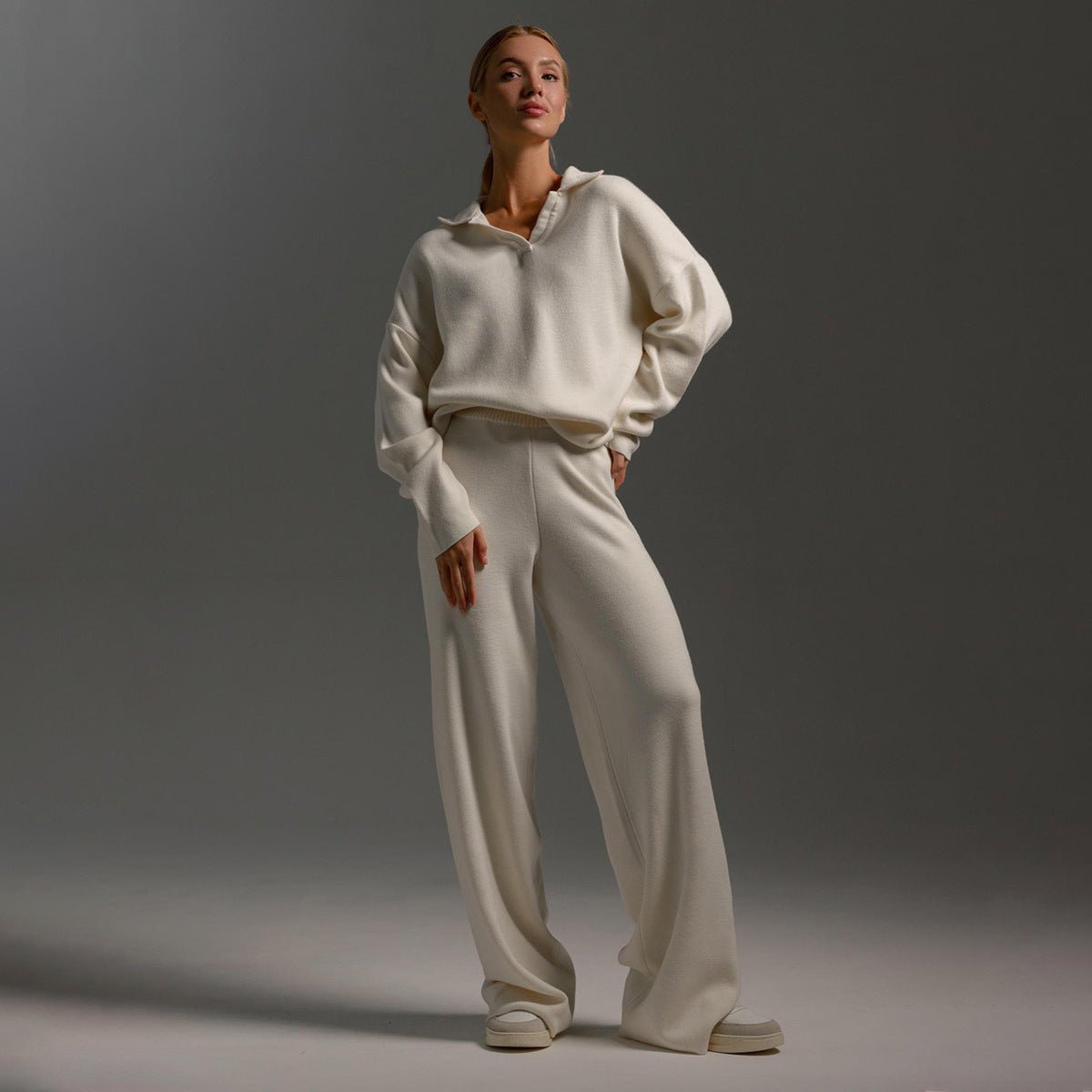 Miss | Co-ord set Dames Relaxed Fit Lounge - Katoen - Miss Madera MIS-MVTN7N
