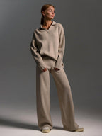 Miss | Co-ord set Dames Relaxed Fit Lounge - Katoen - Miss Madera MIS-8TWA1K