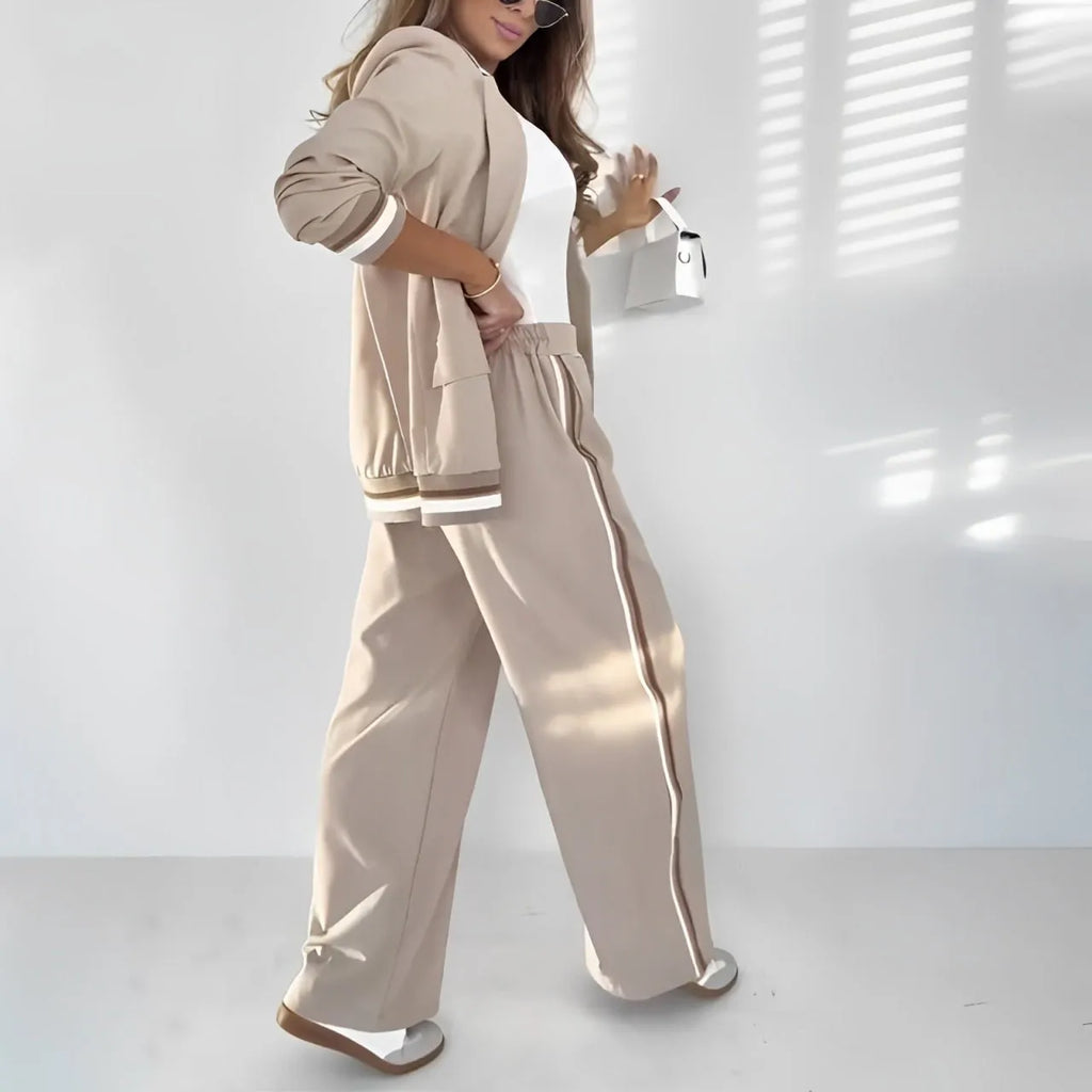 Miss | Co-ord Set Dames Relaxed - Katoenmix - Miss Madera MIS-D06595