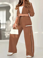 Miss | Co-ord Set Dames Relaxed - Katoenmix - Miss Madera MIS-D06595