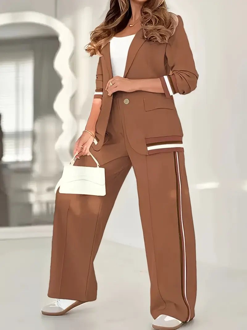 Miss | Co-ord Set Dames Relaxed - Katoenmix - Miss Madera MIS-D06595