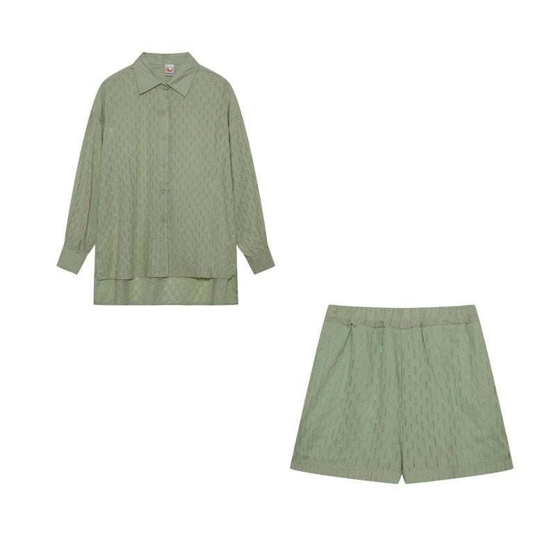 Miss | Co-ord Set Dames Zomer Casual - Katoen - Miss Madera MIS-E7BFC7