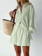 Miss | Co-ord Set Dames Zomer Casual - Katoen - Miss Madera MIS-51F1F3