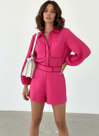 Miss | Co ord Set Dames Zomer - Linnenmix - Miss Madera