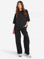 Miss | Co-ord Set Dames Zomer Oversized - Viscose - Miss Madera MIS-A5DOVJ