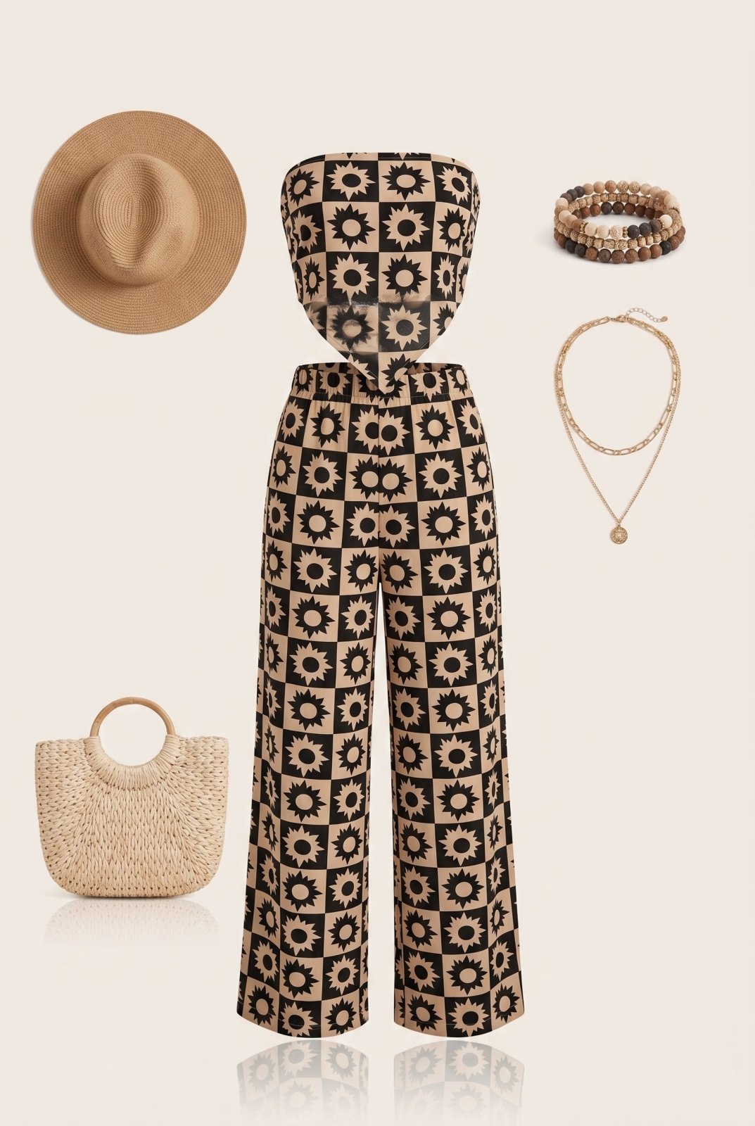 Miss | Co - ord Set Dames Zomer - Polyestermix - Miss Madera