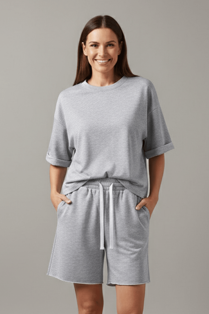 Miss | Co-ord Set Dames Zomer Relaxed - Geweven stof - Miss Madera MIS-9U9HR7