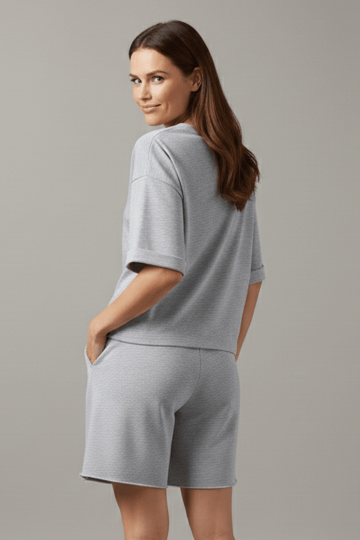 Miss | Co-ord Set Dames Zomer Relaxed - Geweven stof - Miss Madera MIS-9U9HR7