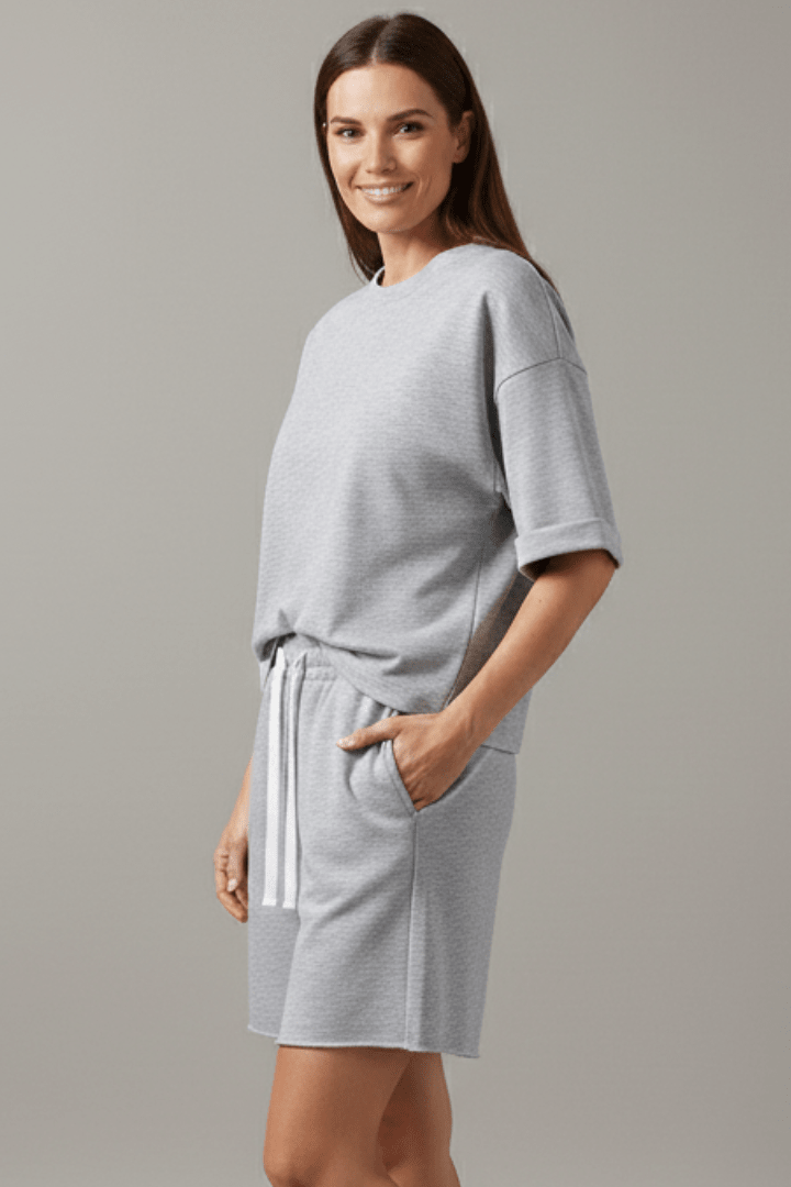 Miss | Co-ord Set Dames Zomer Relaxed - Geweven stof - Miss Madera MIS-9U9HR7