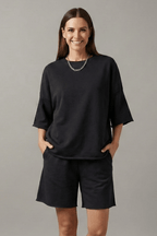 Miss | Co-ord Set Dames Zomer Relaxed - Geweven stof - Miss Madera MIS-7RU7UN
