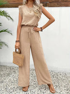 Miss | Co-ord Set Dames Zomer Relaxed - Structuurstof - Miss Madera MIS-KA69KE