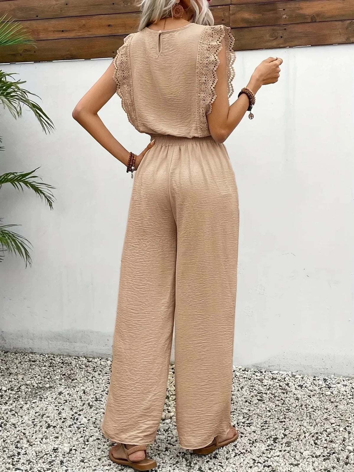 Miss | Co-ord Set Dames Zomer Relaxed - Structuurstof - Miss Madera MIS-KA69KE