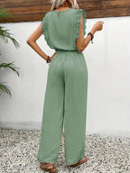 Miss | Co-ord Set Dames Zomer Relaxed - Structuurstof - Miss Madera MIS-KA69KE