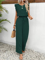 Miss | Co-ord Set Dames Zomer Relaxed - Structuurstof - Miss Madera MIS-KA69KE