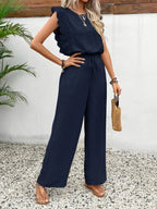 Miss | Co-ord Set Dames Zomer Relaxed - Structuurstof - Miss Madera MIS-KA69KE
