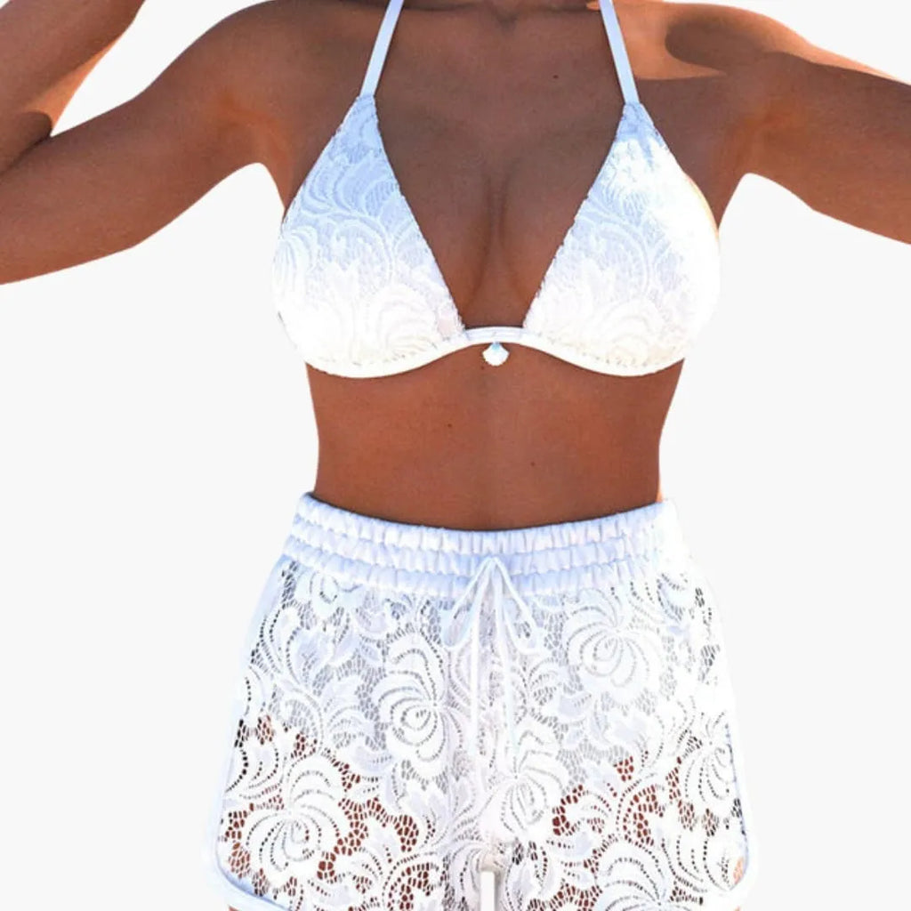 Miss | Co-ord set Dames Zomer Strapless - Polyester - Miss Madera MIS-OR5TEF