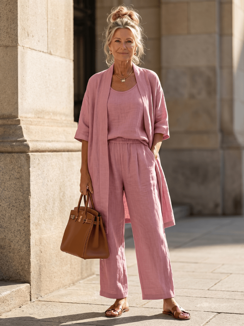 Miss | Co-ord set Dames Zomer Wijd Driedelig - Viscose - Miss Madera MIS-LBHYR8