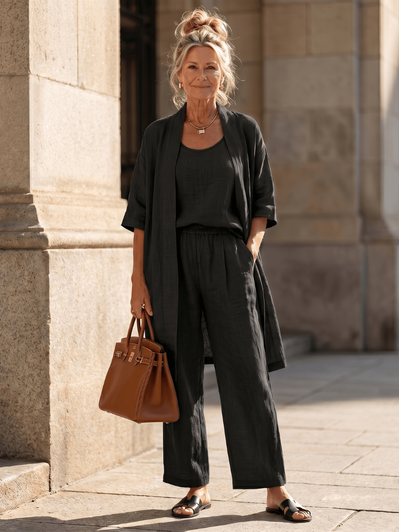 Miss | Co-ord set Dames Zomer Wijd Driedelig - Viscose - Miss Madera MIS-AJ8W88