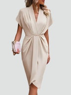 Miss | Cocktailjurk Dames Midi Elegant - Chiffon - Miss Madera