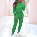 Miss | Cropped Co-ord Set Dames - Sweaterstof - Miss Madera MIS-IY3IIF