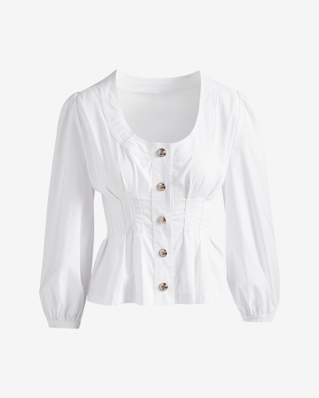 Miss | Dames Top Casual Elegant - Katoenmix - Miss Madera