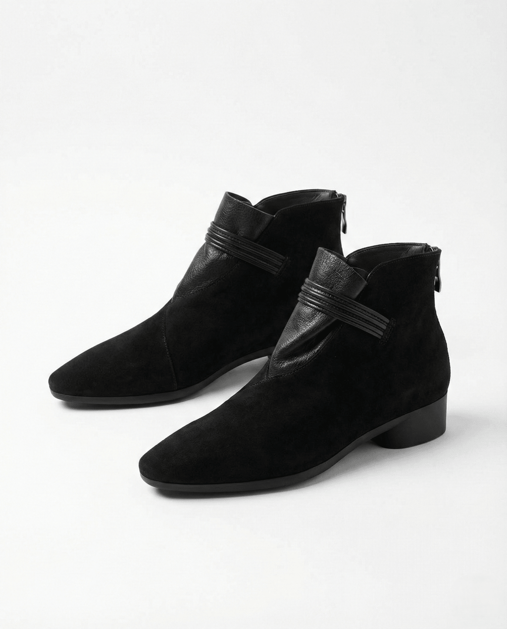 Miss | Enkellaarzen Dames Elegant - Suede - Miss Madera
