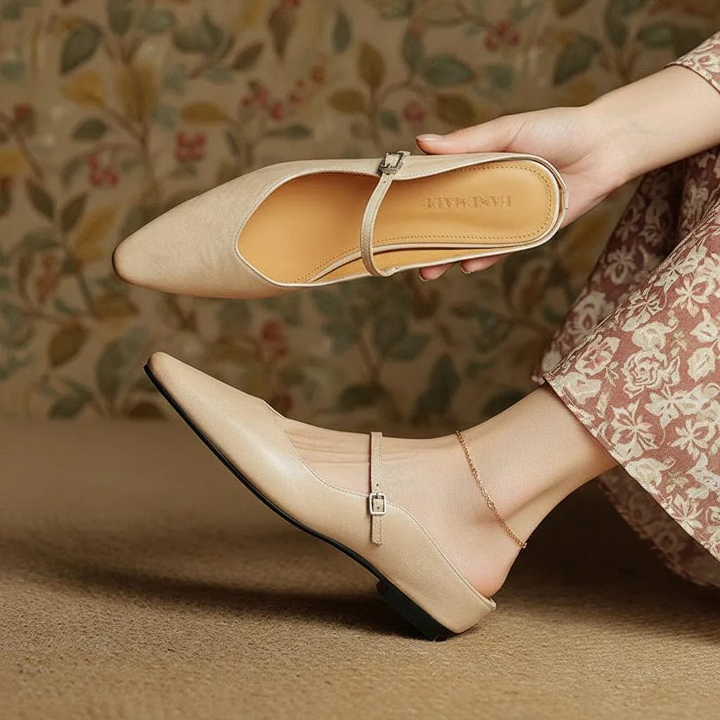 Miss | Flats Dames Casual - Hoogwaardig leer - Miss Madera