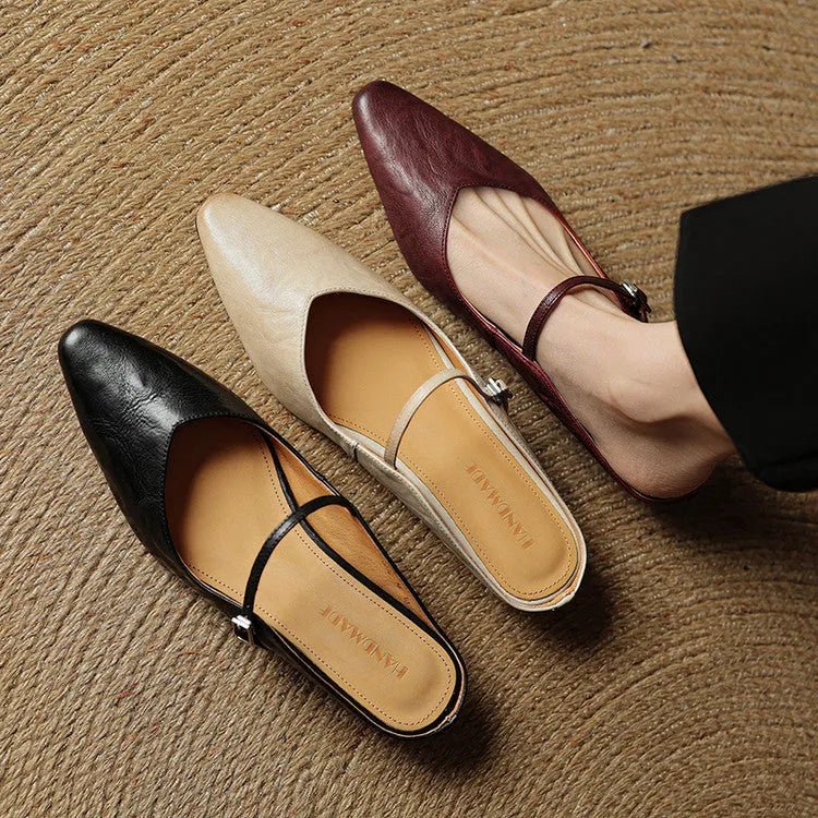 Miss | Flats Dames Casual - Hoogwaardig leer - Miss Madera