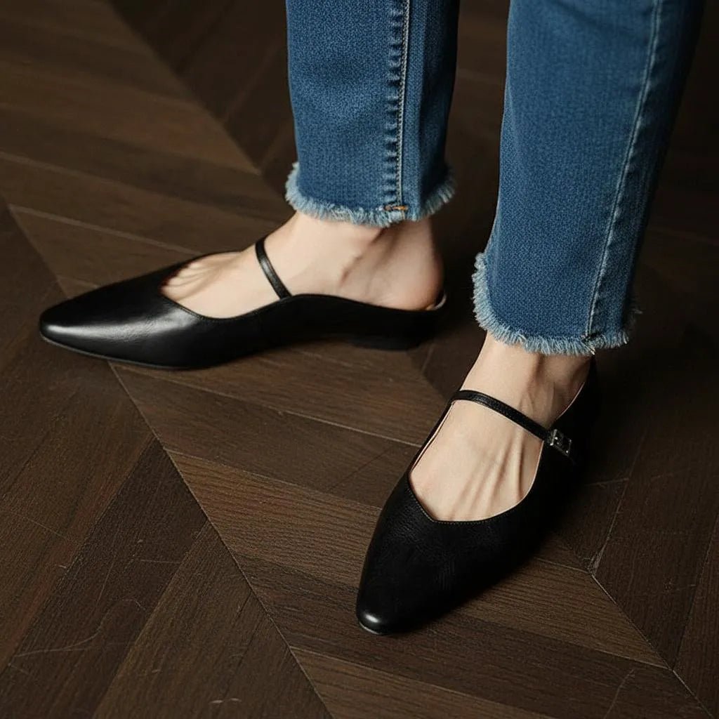 Miss | Flats Dames Casual - Hoogwaardig leer - Miss Madera