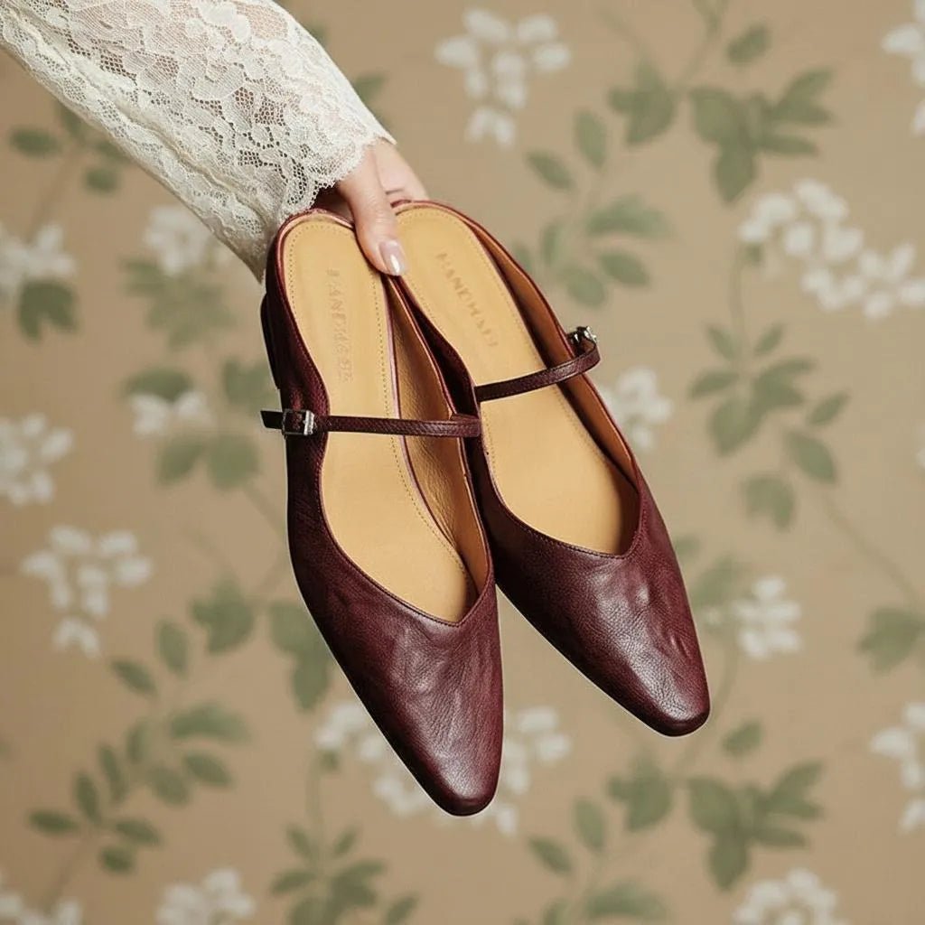 Miss | Flats Dames Casual - Hoogwaardig leer - Miss Madera