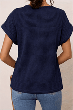 Miss | Gebreide Top Dames Casual Elegant - Katoen - Miss Madera MIS-EA1D4F