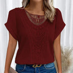 Miss | Gebreide Top Dames Casual Elegant - Katoen - Miss Madera MIS-093CD0