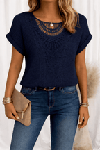 Miss | Gebreide Top Dames Casual Elegant - Katoen - Miss Madera MIS-06C568