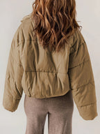 Miss | Gewatteerde Jas Dames Oversized - Polyester - Miss Madera MIS-E42A3A