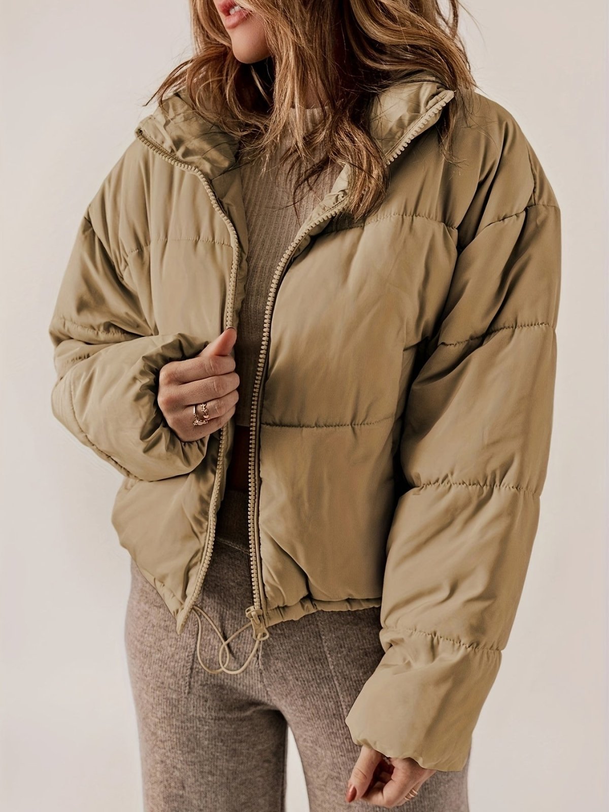 Miss | Gewatteerde Jas Dames Oversized - Polyester - Miss Madera MIS-326F12