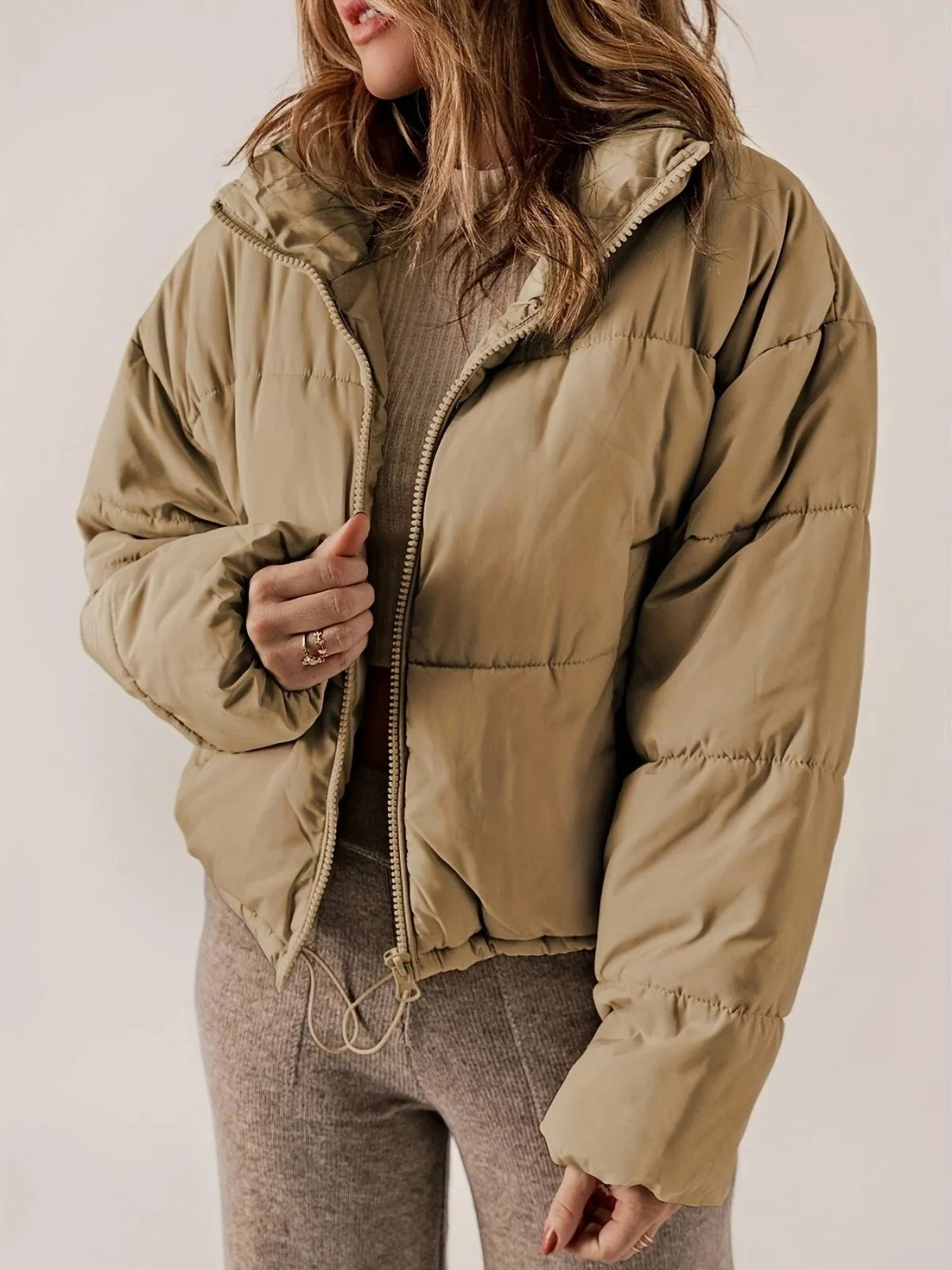 Miss | Gewatteerde Jas Dames Oversized - Polyester - Miss Madera MIS-326F12