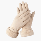 Miss | Handschoenen Dames Gevoerd met Omgeslagen Manchetten - Polyester - Miss Madera MIS-HK22XR