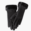 Miss | Handschoenen Dames Gevoerd met Omgeslagen Manchetten - Polyester - Miss Madera MIS-HK22XR
