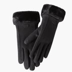 Miss | Handschoenen Dames Gevoerd met Omgeslagen Manchetten - Polyester - Miss Madera MIS-HK22XR