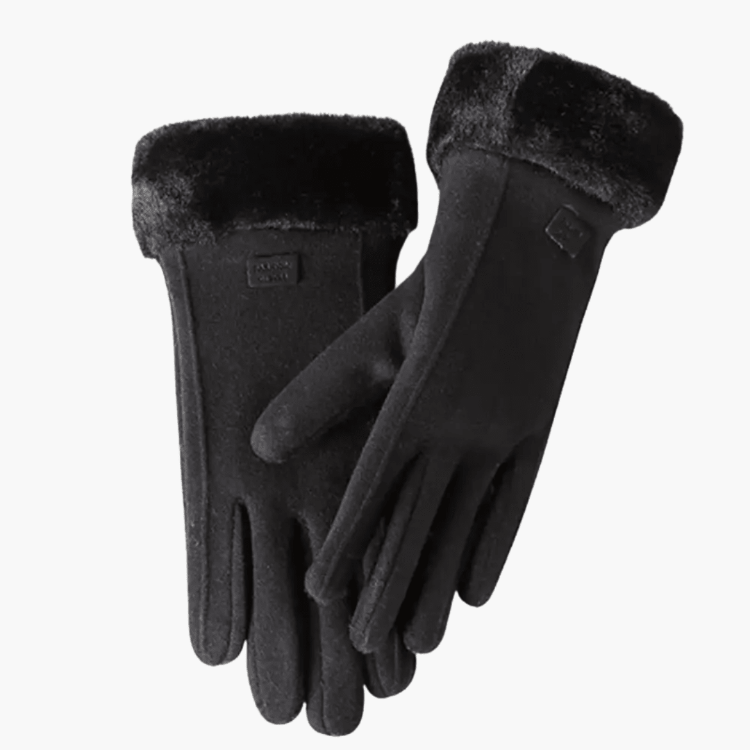 Miss | Handschoenen Dames Gevoerd met Omgeslagen Manchetten - Polyester - Miss Madera MIS-HK22XR