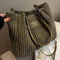 Miss | Handtas Dames Herfst/Winter Streetwear - Corduroy - Miss Madera MIS-5JGVSA